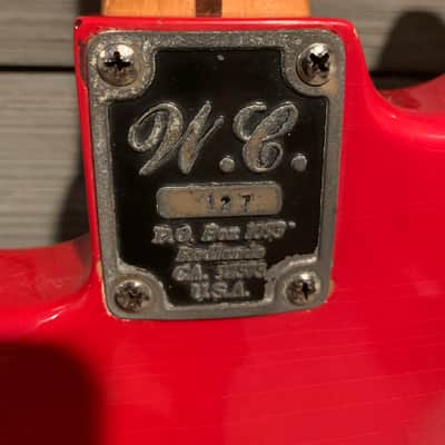 Charvel Wayne Charvel 1/200 Redlands Ca. Pre Production Strat  79-81 Red Floyd Rose *RARE* image 6