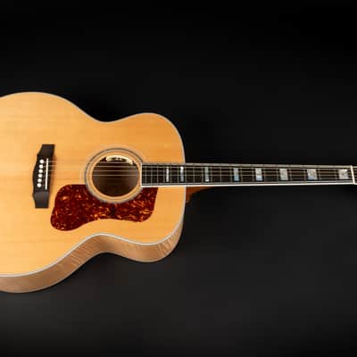 2023 Guild USA F-55E Maple - Natural | All Solid USA Jumbo Acoustic Guitar L.R. Baggs Anthem Pickup Arched Back | CoA OHSC image 3