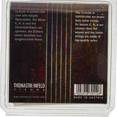Thomastik-Infeld CF127 Classic N Superlona Classical Guitar Strings Normal Tension (Flatwound Basses) image 2