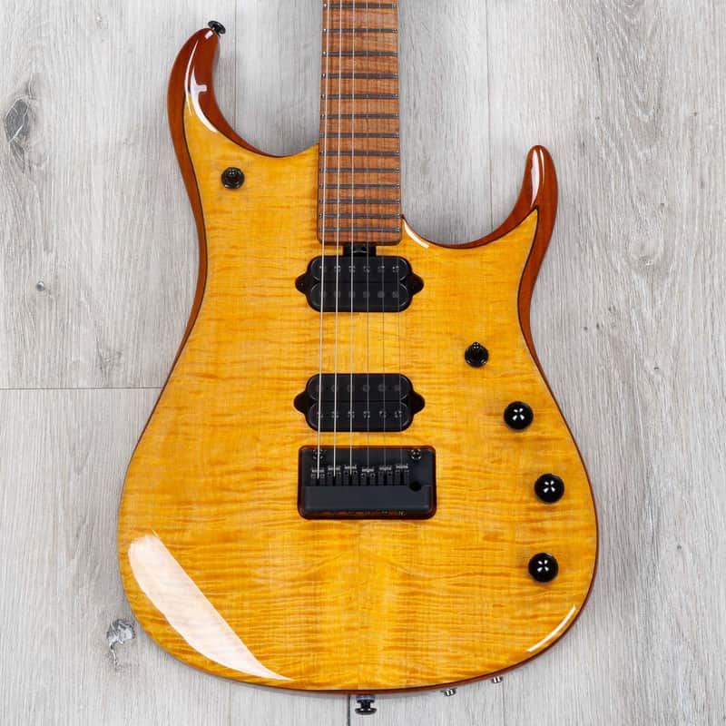 Ernie Ball Music Man Exclusive Run JP15 John Petrucci Signature Guitar, Trans Gold, Japanese Maple image 1