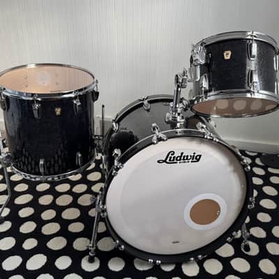 Ludwig Classic Maple 2018 - Black Galaxy Sparkle image 1