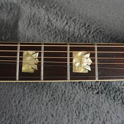 Morales M350 Jumbo Acoustic Japan Sunburst w/ Hard Case image 14