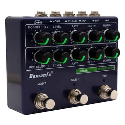 Demonfx DUAL MOD WORKSTATION Guitar Effect Pedal Numerous Options image 2
