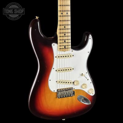 Fender Custom Shop 1969 Stratocaster Journeyman Relic Chocolate 3 Tone Sunburst w/case CZ588710 image 3