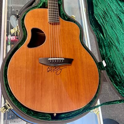 McPherson MG 4.5 Redwood Top East Indian Rosewood Back & Sides with Case Played & Signed By Brad Paisley - Pre Owned image 3