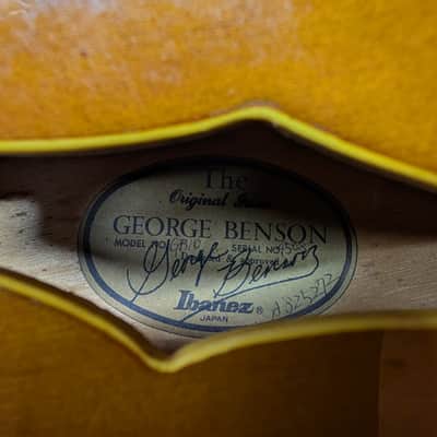 Ibanez GB-10 George Benson Signature Electric Guitar 1982 W/Orig Flight Case & Hang Tag image 10