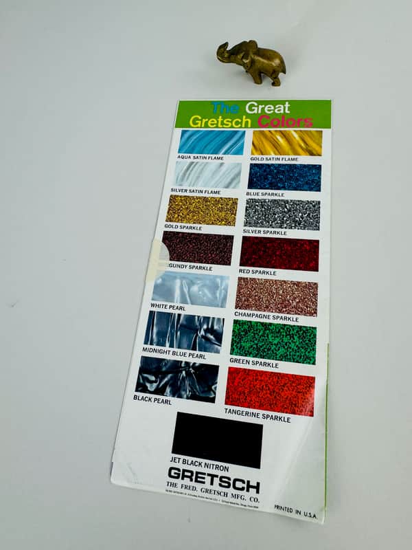 Gretsch “Step Up to Greatness” Drum Foldout – 1965 image 1