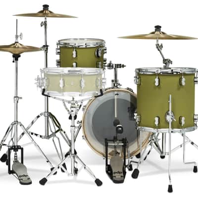 PDP Concept Maple - Satin Olive, Chrome Hardware Bop (PDCM18BPSO) image 4