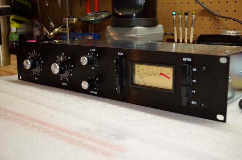 Hairball Audio 1176 FET Rack Compressor Rev D 2025 Black Brushed