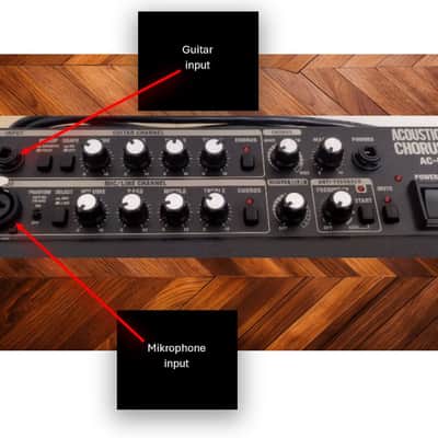 Roland AC-60RW Acoustic Chorus 2-Channel 60-Watt 2x6.5" Guitar Combo 2003 - Present - Rosewood image 4