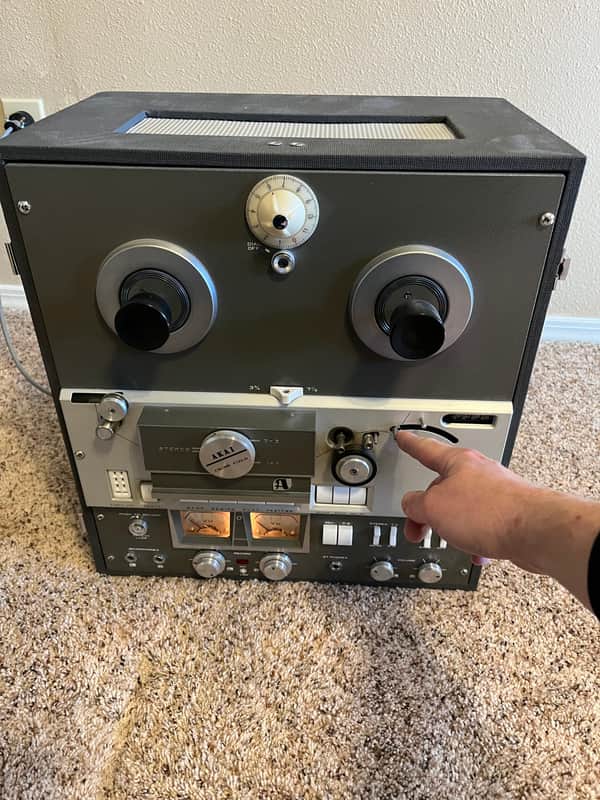 Akai X-335 Reel to Reel Tape Recorder - Grey image 1