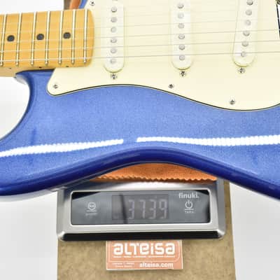 Fender American Ultra Stratocaster with Maple Fretboard Cobra Blue image 16