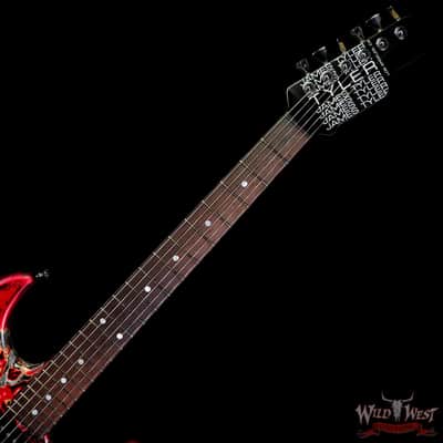 James Tyler USA Studio Elite HD HSS Slanted Rear Rout Brazilian Rosewood Fingerboard Midboost Preamp Burning Water 2K image 4