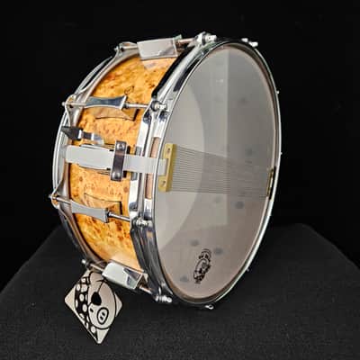 Pork Pie Birdseye Maple Ply Snare - #71071 - 6.5 x 14 - 2020 - NICE ! image 4