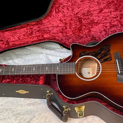 NEW! Taylor 324ce V-Class Grand Auditorium Acoustic-Electric Guitar - Tobacco - Authorized Dealer - 4.65lbs - G06049 image 11