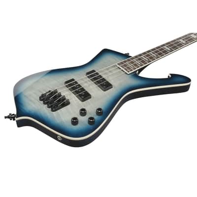 Ibanez Iceman Bass ICB720FM-CBS Cosmic Blue Starburst - 4-String Electric Bass image 5
