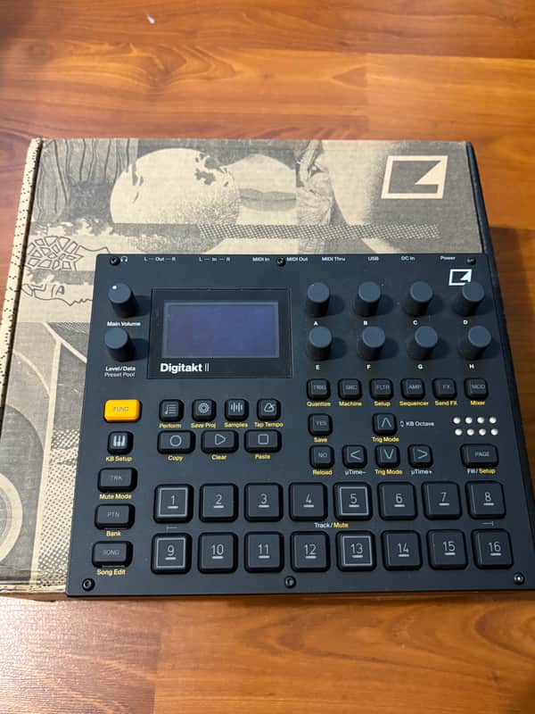 Elektron Digitakt II 2024 - Present - Black image 1