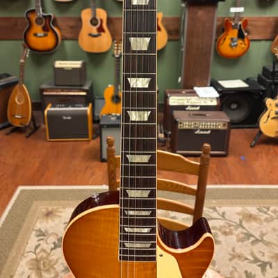 2023 Gibson Custom Shop Les Paul Standard ‘58 Reissue VOS TRG Stinger Series Lemon Burst image 11