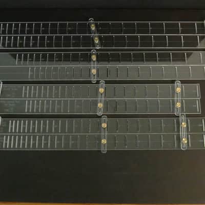 Lone Buck Guitars Bass Guitar Adjustable 30" - 34" Fan Fret Multi-scale layout tool for fingerboard fretting Acrylic 2025 image 11