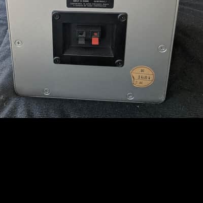 Vintage Realistic Minimus 12 Speakers - Rare 1984 Metal Cabinet Monitors Minimus-12 1984 - Silver image 3