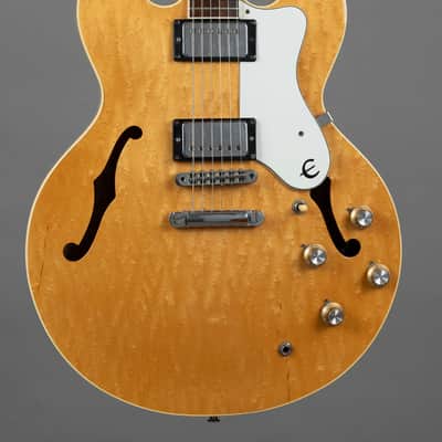 Epiphone Riviera with Stop-Bar Tailpiece - AN Antique Natural - 1986 - Matsumoku Factory - Made In Japan image 4