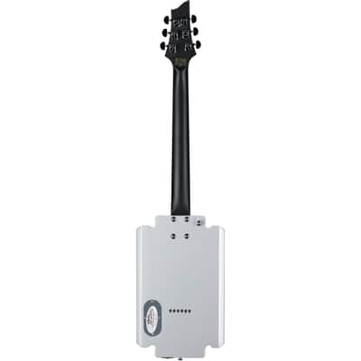Schecter Machine Gun Kelly Razor Blade Electric Guitar, Metallic Silver, Open Box (Very Good) image 3