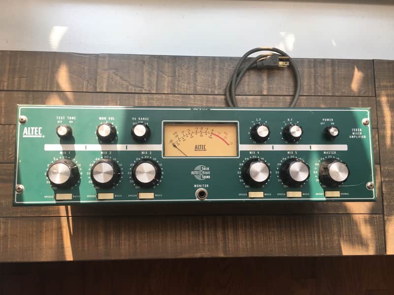 Altec 1592A 1960's Mixer Preamplifier 5 Channel | Reverb