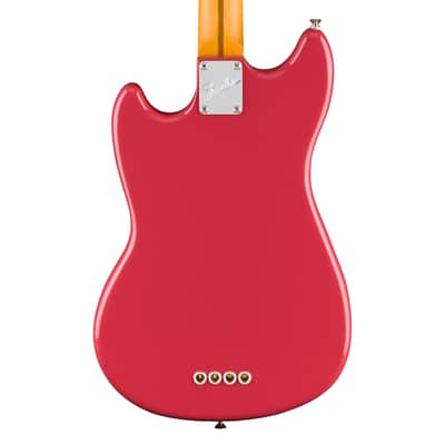 Fender American Professional Classic Mustang Bass - Faded Dakota Red w/Maple FB image 7