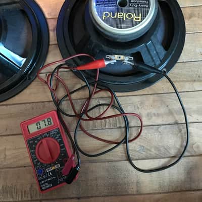 Roland JC-77 Jazz Chorus Amplifier OEM Woofers 1980’s - Black image 2