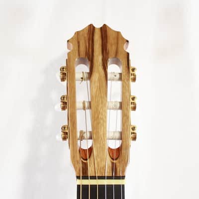 2017 S.F. Allen Custom USA Western Cedar / Black Limba Nylon String Guitar w/ Case image 3