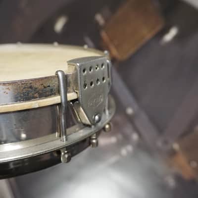 Vintage Banjolele w/ Metal Back & F-Holes image 14
