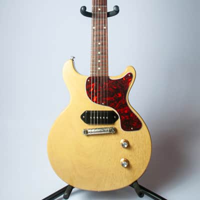 Gibson Custom Shop Les Paul Junior Double Cut (DC) 2007 - T.V. Yellow / Split-Pea Soup image 1