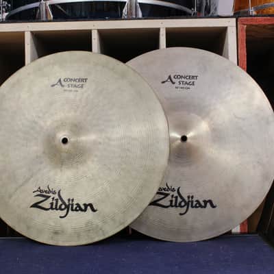 Zildjian 16" A Concert Stage Cymbal Pair 1707/1708g image 1