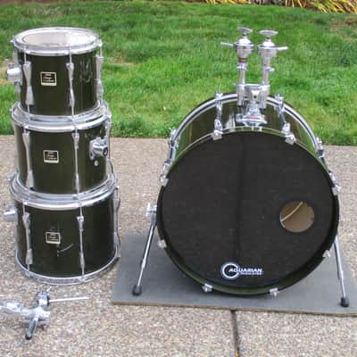 Yamaha Stage Custom 14 X 12 Floor Tom, Forest Green Lacquer, Birch, Excellent! image 10