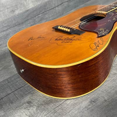 Gibson Hummingbird 1968 - Natural - Signed by David Allan Coe, BB King,  Ray Price, Roy Clark, and Jim Stafford!! image 10