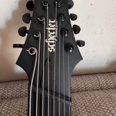 Schecter PT-8 MS Black Ops 2024 - Present - Satin Black Open Pore image 2