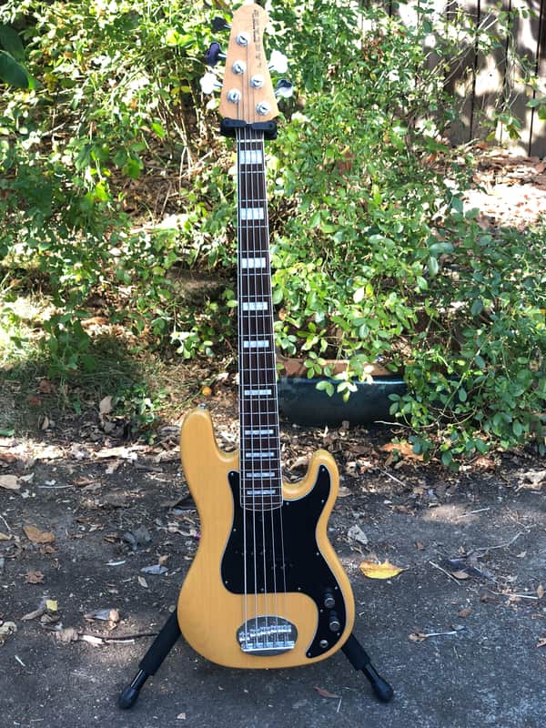 Lakland Bob Glaub Skyline 5-String P-Bass 2010 - Butterscotch image 1