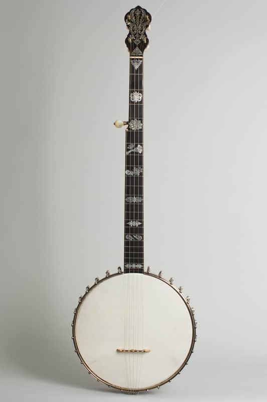 Fairbanks  Whyte Laydie # 7 5 String Banjo (1906), ser. #23847, period black hard shell case. image 1