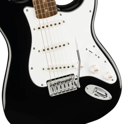 Squier  Affinity Series Stratocaster Mustang Micro Pack, Laurel Fingerboard, Black, Gig Bag, HD9, US, CA, EU, AU, JP image 7