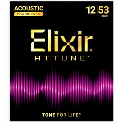 21052 Attune Phosphor Bronze Acoustic Light 12-53 Elixir Bild 2
