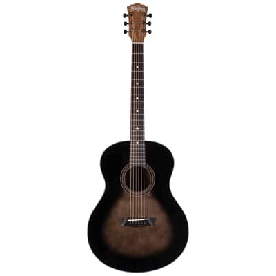 Washburn Bella Tono Novo S9 Studio Acoustic Guitar - Gloss Charcoal Burst image 2