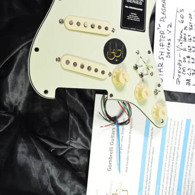 "VULCAN" 60S Hot Wired Fender Loaded Stratocaster Pickguard STARSHIFTER™ PLASMA image 14