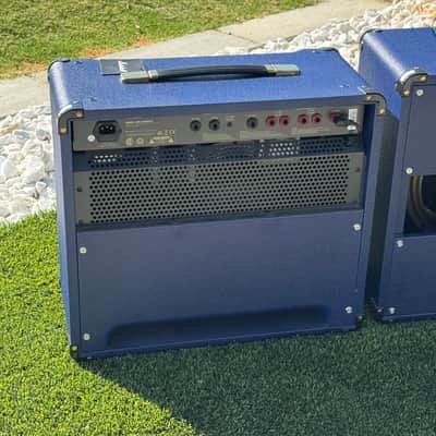 Marshall Studio Classic SC20C "JCM 800 Lead Series" 20-Watt 1x10" Guitar Combo 2020 W/ Matching 1x12 SC112 EXT Cabinet - - Present - Navy Blue Levant image 12