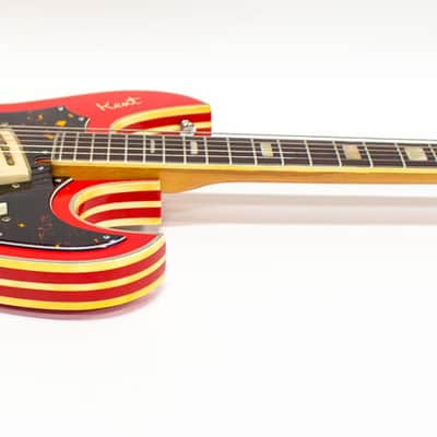 KENT Model 740 - 1960s Vintage Electric Guitar - Red | Reverb