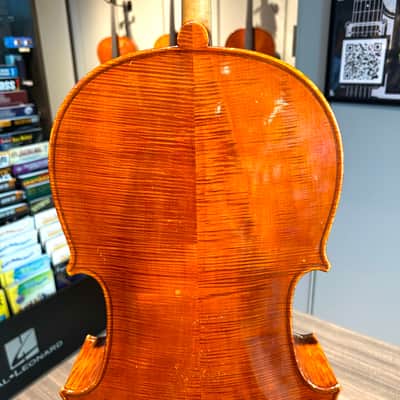 Golden Bamboo Chinese Imported 1/2 Cello Solid Wood Quinn Violin 2000 - Oil Varnish image 6