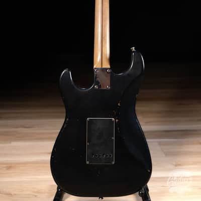 Mario Martin Guitars Ash/Paulownia S-Style w/ Brickhouse Pickups – Black image 7