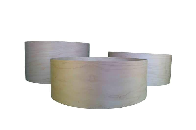 Keller Cover Grade 6-1/2” x 14” “ diameter, 6 ply maple snare drum shell, baring edge & snare bed available image 1