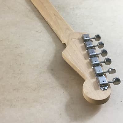 LEFTY Custom Vintage Fender Lic. Strat Neck Satin Nitro Lacquer Reverse Relic Bone Nut Loaded Stratocaster image 20