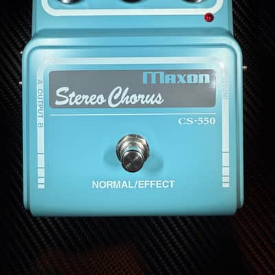 Maxon CS-550 Stereo Chorus 2000s, OPEN BOX, M.I.J.- Blue image 2