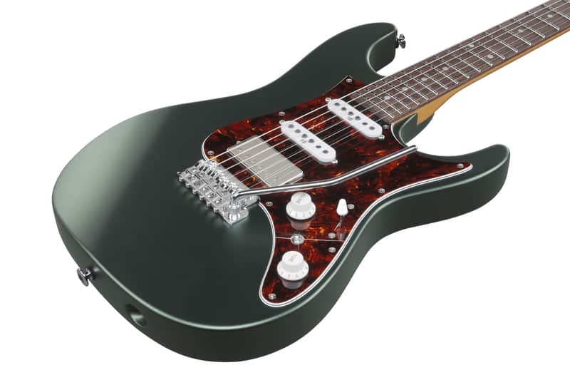 Ibanez AZ2204N-VGF Prestige AZN Electric Guitar 6-String - Ivy Green Metallic Flat + Case image 1